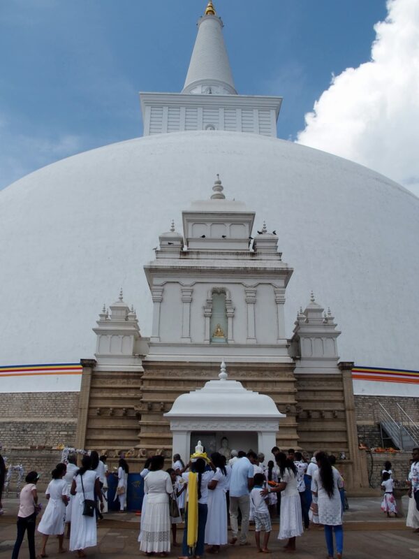 Ruvanveli Dagoba at Anuradhapura, Sri Lanka's ancient sacred capital