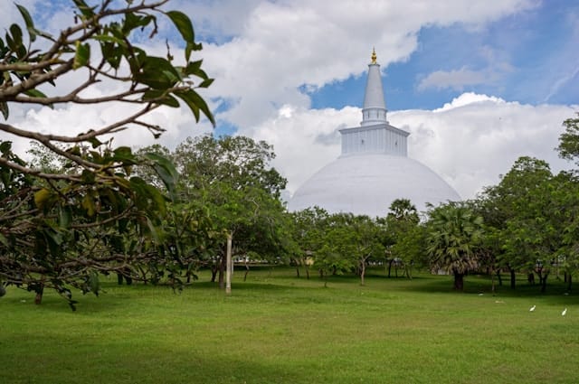 Ruvanveli Dagoba at Anuradhapura, Sri Lanka's ancient sacred capital