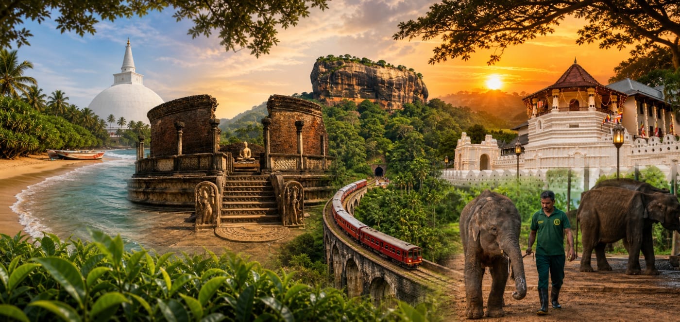 Sri Lanka island discovery and beach escape tour