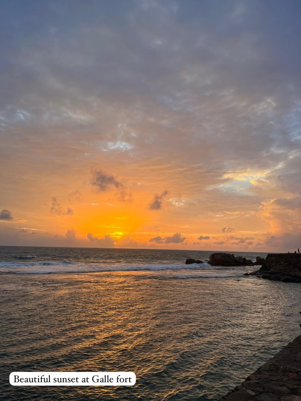 Sunset at Galle Fort — Galle, Sri Lanka