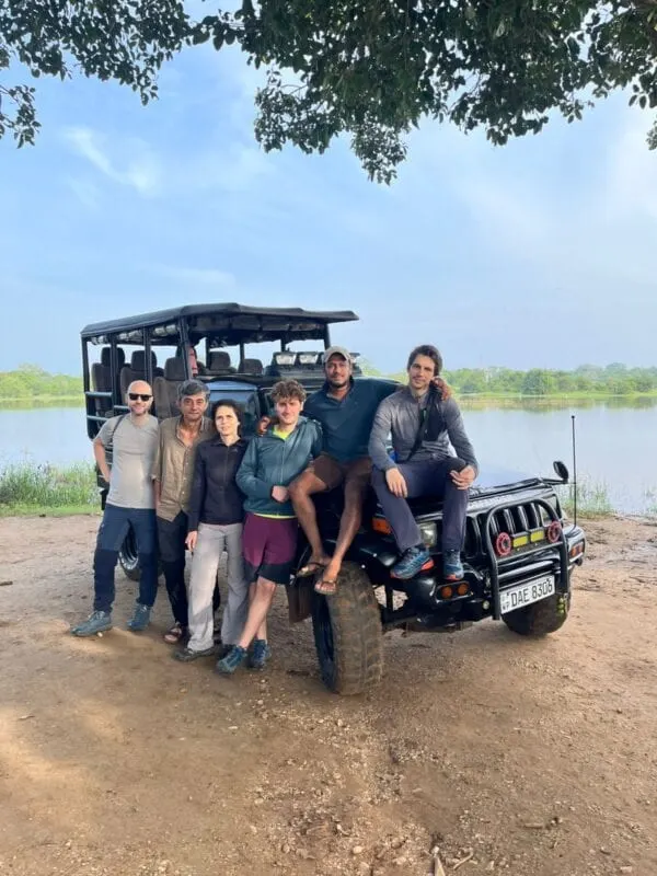 Lorenza's group travelling with Aloy's Travel Services in Sri Lanka