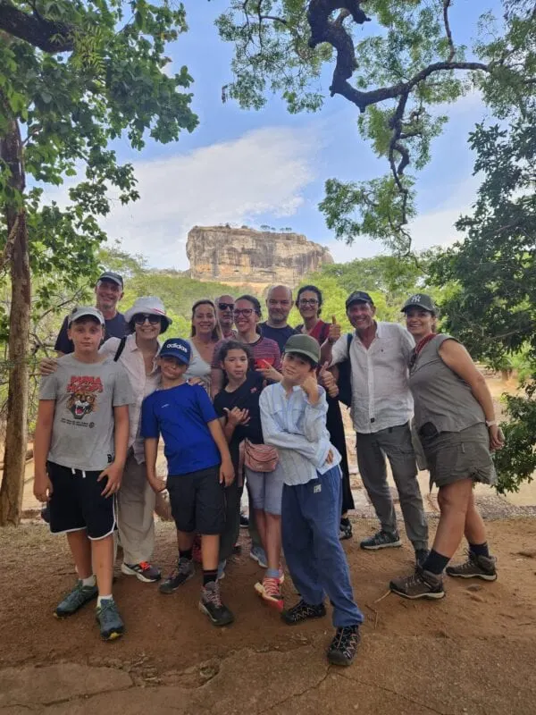 Cinzia's group travelling with Aloy's Travel Services in Sri Lanka