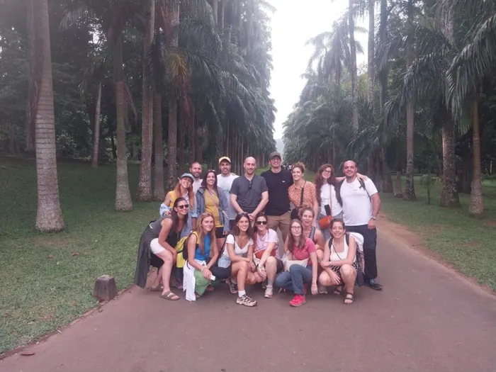 Stefano's group travelling with Aloy's Travel Services in Sri Lanka