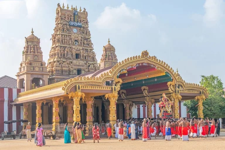 Nallur Kandaswamy Kovil in Jaffna, Sri Lanka
