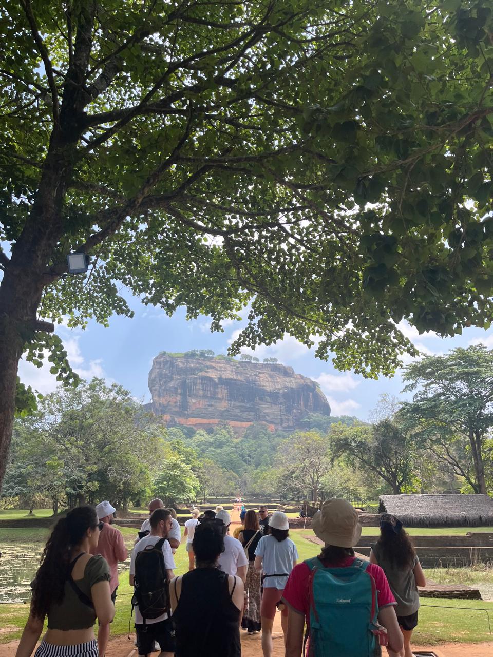 Sigiriya Rock from the Water Gardens — Sigiriya, Sri Lanka