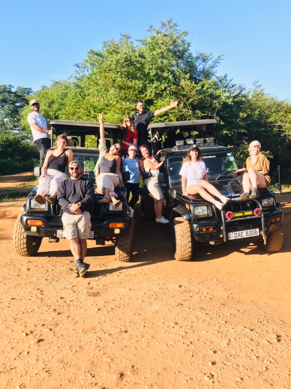 Safari Jeeps at Yala — Yala National Park, Sri Lanka